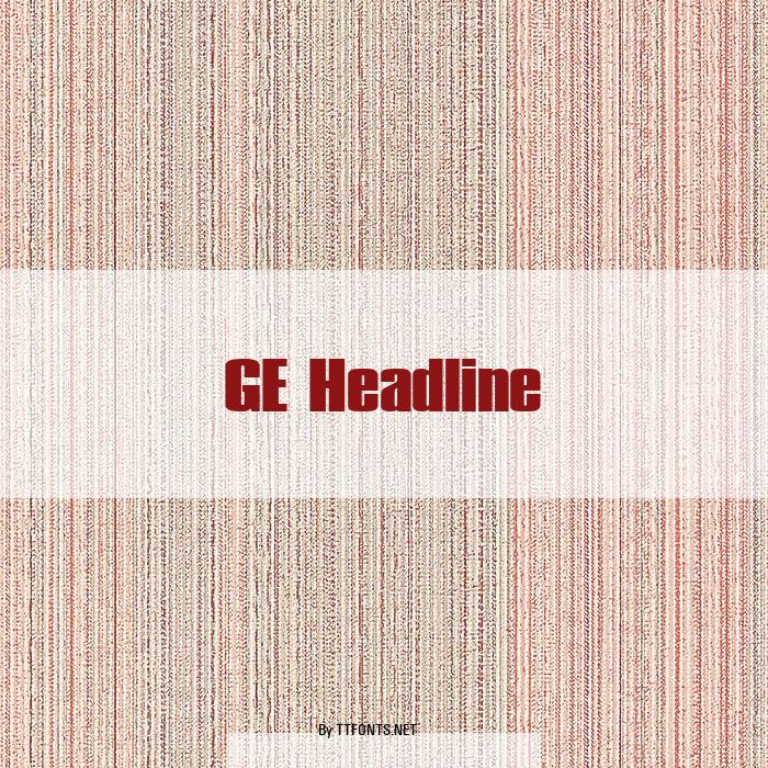 GE Headline example